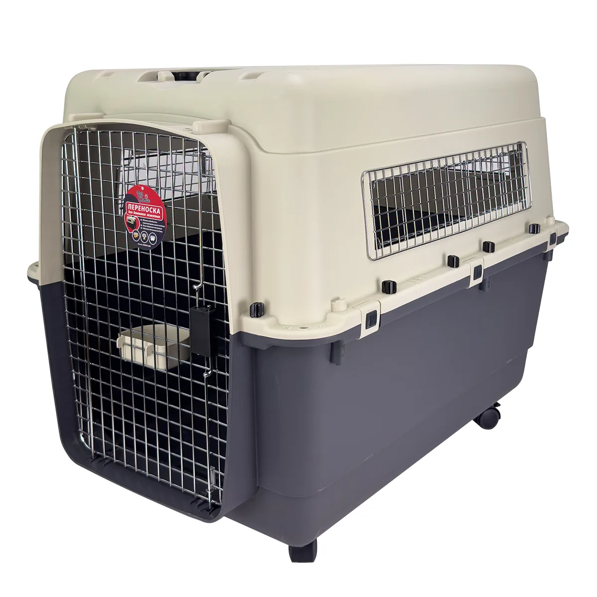 Переноска Departures Range 100 × 67 × 75 см для кошек и собак, с колёсами — PetChoice HC013F-L100