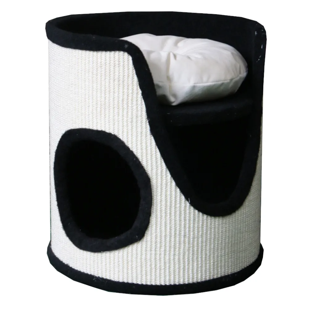 Когтеточка-домик 40 × 40 × 45 см, черный — PetChoice PS436-1