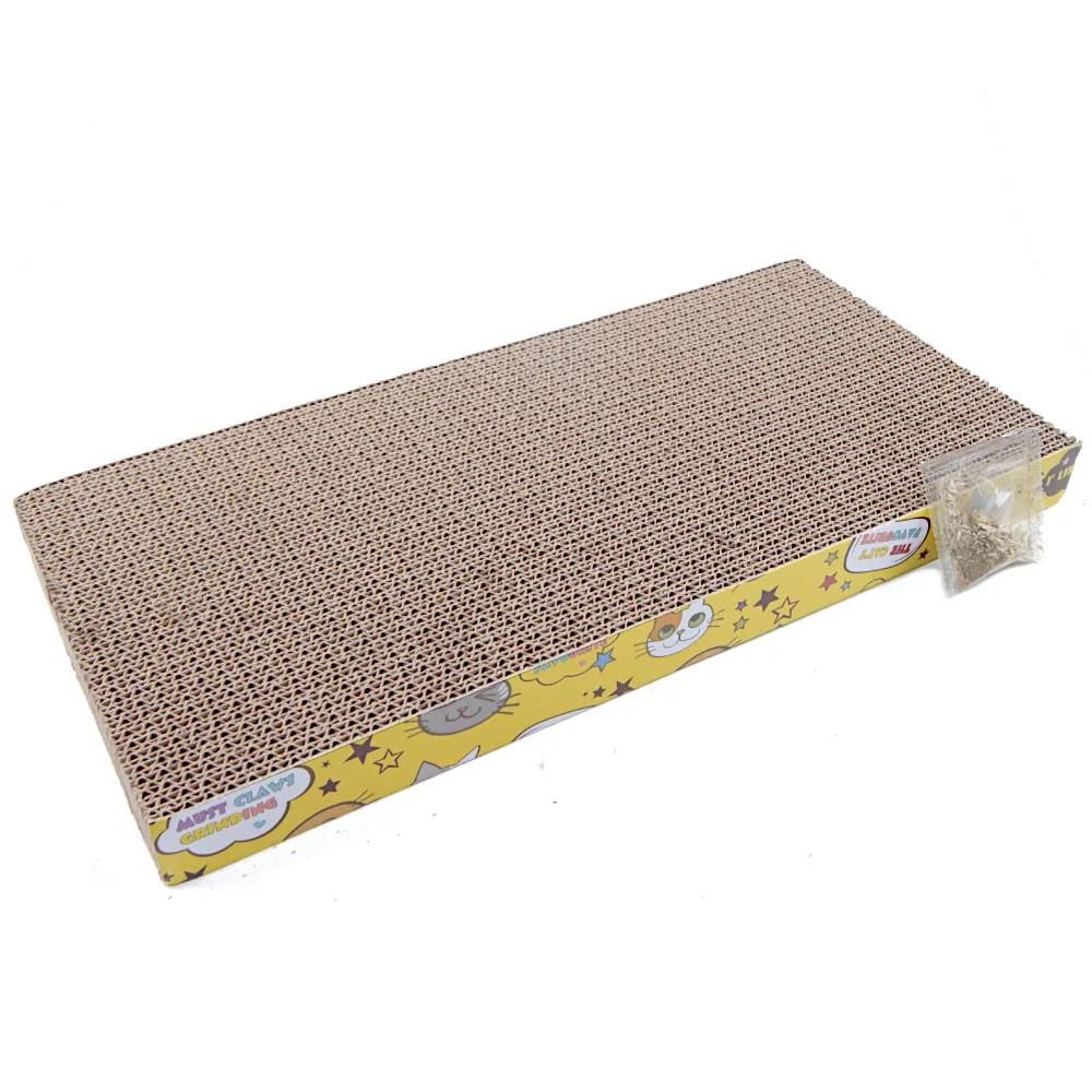 Когтеточка для кошек картонная двусторонняя с мятой 44 × 23 × 4 см — PetChoice PSP012