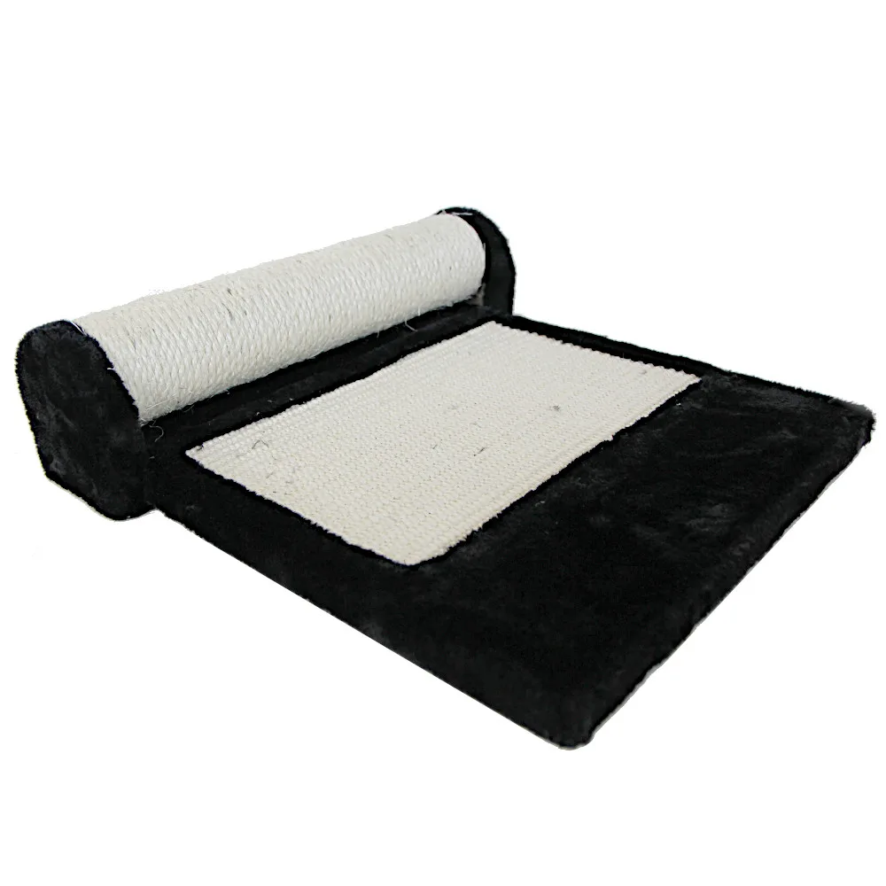 Когтеточка-коврик с роликом 36 × 42 × 24 см, черный — PetChoice SBE130130