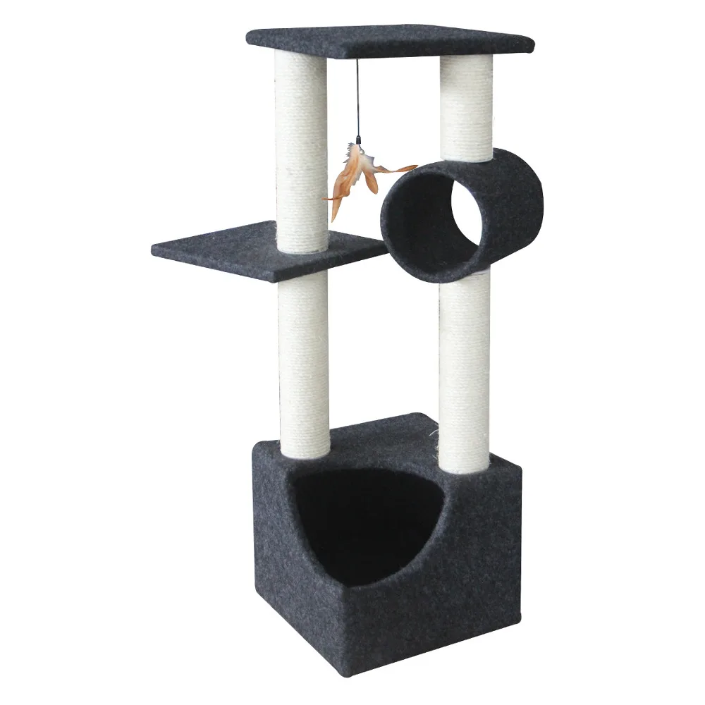 Когтеточка-комплекс 35 × 35 × 105 см, черный — PetChoice SBE991